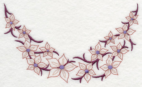 Blooming Blossoms Neckline (V-Neck)