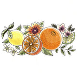 Fresh Citrus and Botanicals Border