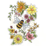 Buzzing Bee and Blooms Feature