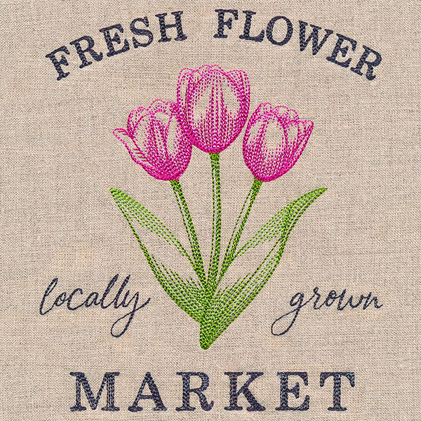Spring Tulip Market Sign