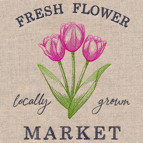 Spring Tulip Market Sign