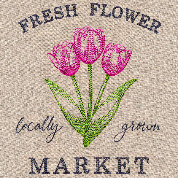 Spring Tulip Market Sign