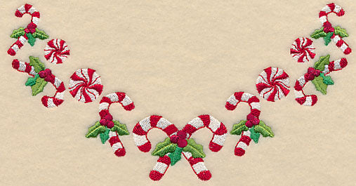 Candy Cane Neckline (V-Neck)