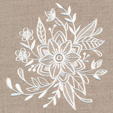 Exquisite Flourishing Bouquet (Whitework)