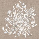 Exquisite Flourishing Bouquet (Whitework)