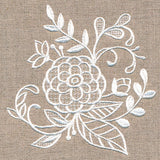 Exquisite Blossoming Bouquet (Whitework)