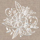 Exquisite Blooming Bouquet (Whitework)