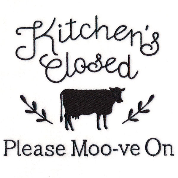 Kitchen's Closed - Please Moo-ve On