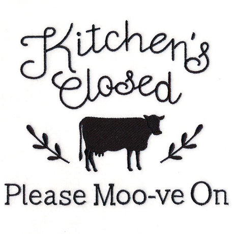 Kitchen's Closed - Please Moo-ve On