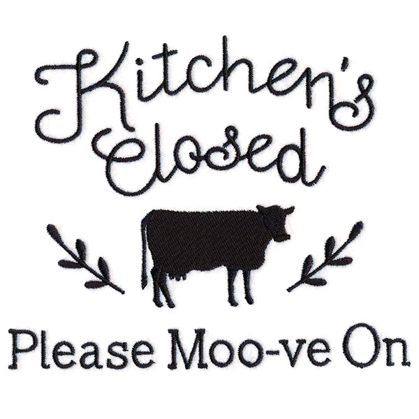 Kitchen's Closed - Please Moo-ve On