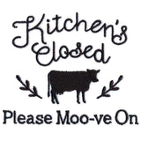 Kitchen's Closed - Please Moo-ve On