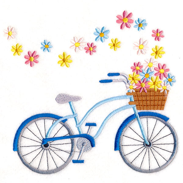 Breezy Floral Bicycle
