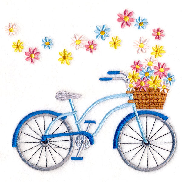 Breezy Floral Bicycle