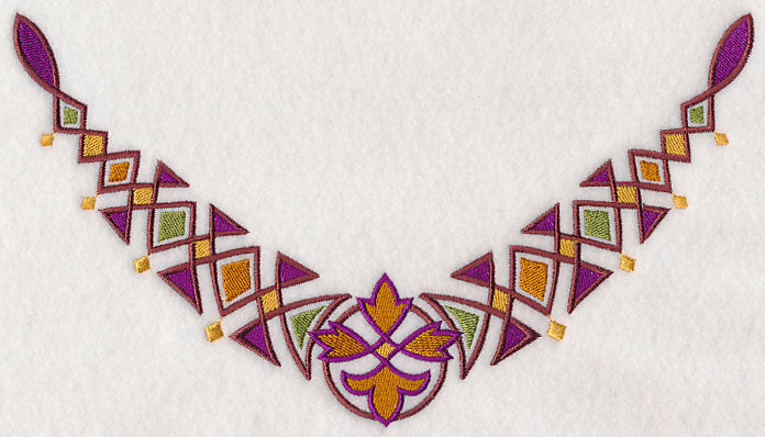 Celtic Diamonds Neckline (V-Neck)