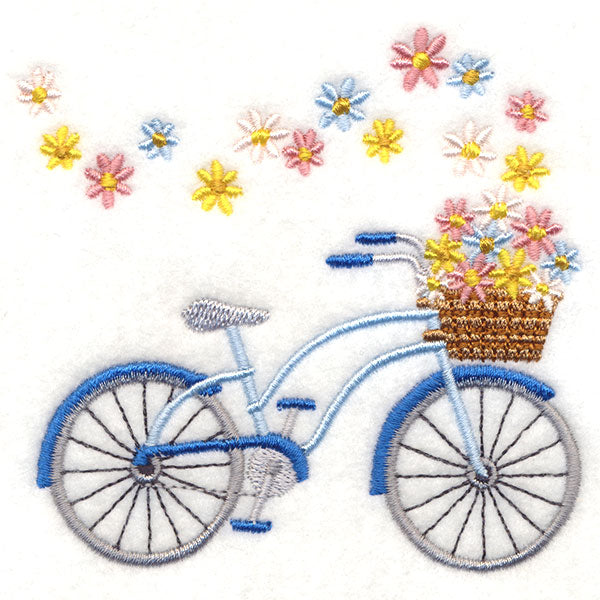 Breezy Floral Bicycle