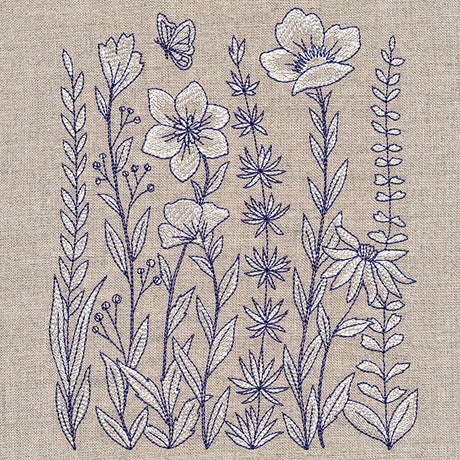 Sweet Blooms Tapestry Border