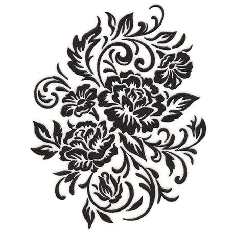 Flourishing Blooms Feature (Blackwork)