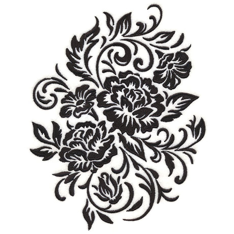 Flourishing Blooms Feature (Blackwork)