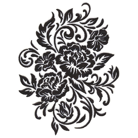 Flourishing Blooms Feature (Blackwork)