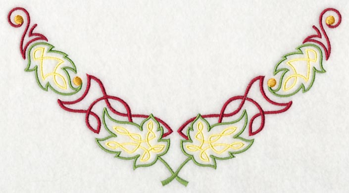 Celtic Maple Neckline (V-Neck)