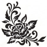 Flourishing Blooms Corner (Blackwork)