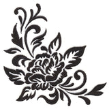 Flourishing Blooms Corner (Blackwork)