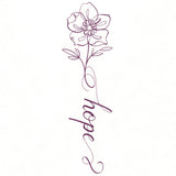 Blessed Calligraphy in Bloom - Anemone