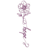 Blessed Calligraphy in Bloom - Anemone