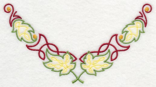 Celtic Maple Neckline (V-Neck)