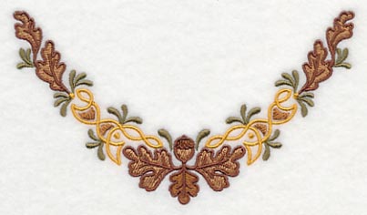 Celtic Oak Neckline (V-Neck)