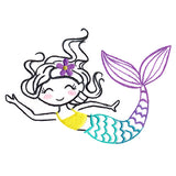 Sweet Swimming Mermaid