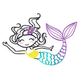 Sweet Swimming Mermaid