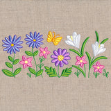 Wild Blooms Border - Short