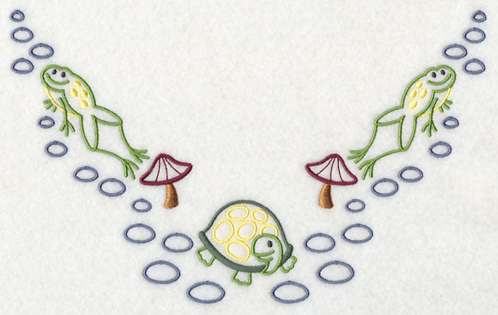 Frog and Turtle Neckline (V-Neck)