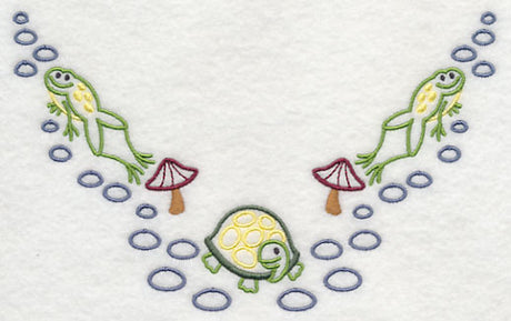 Frog and Turtle Neckline (V-Neck)