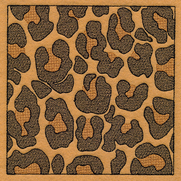 Wildlife Leopard Square
