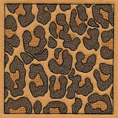 Wildlife Leopard Square