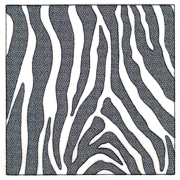 Wildlife Zebra Square