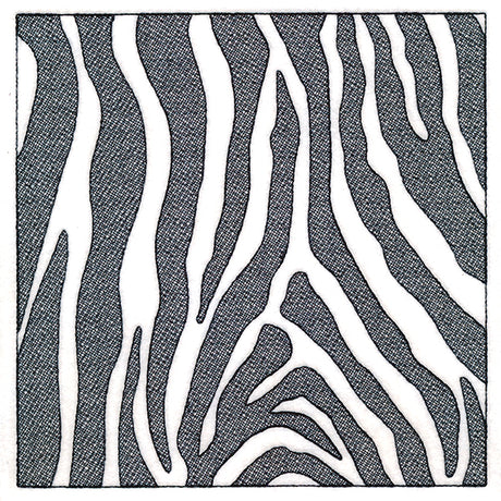 Wildlife Zebra Square