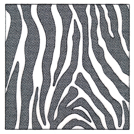 Wildlife Zebra Square