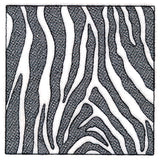 Wildlife Zebra Square