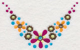 Funky Flowers Neckline (V-Neck)