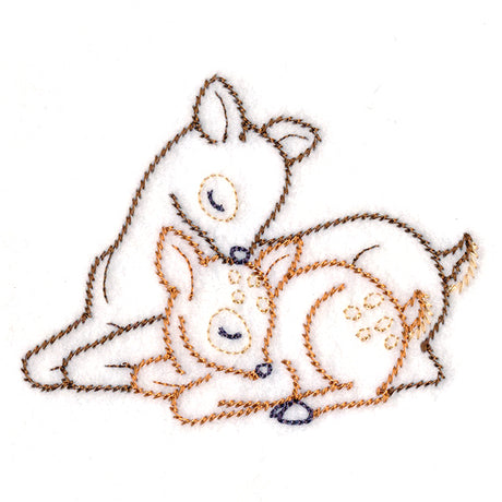 Snuggling Deer (Vintage)