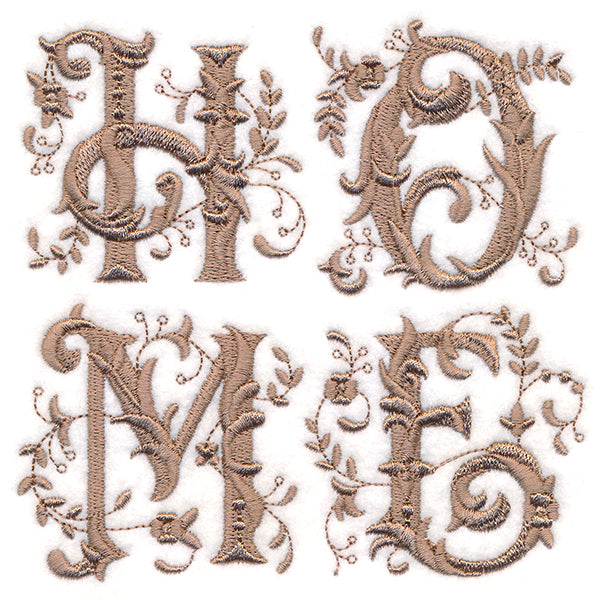 Victorian Home with Flowers