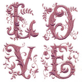 Victorian Love with Flowers