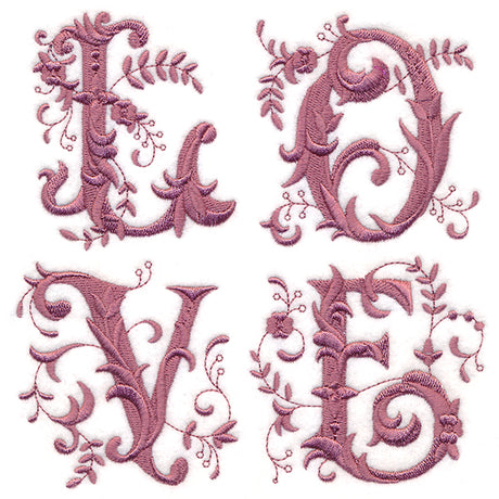 Victorian Love with Flowers