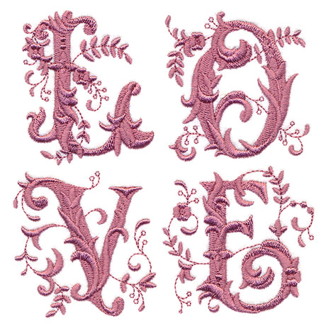 Victorian Love with Flowers