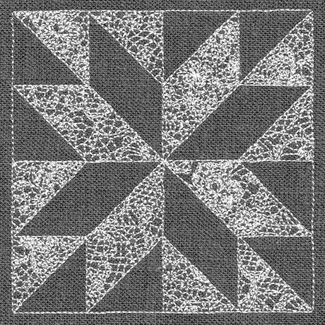 Delicate Eight-Point Star