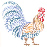 Calligraphic Farmhouse Rooster