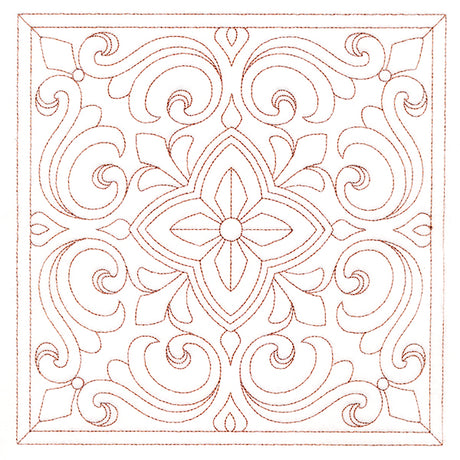 Fancy Filigree Quilting 1 (Double Run)